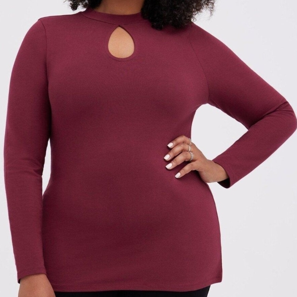 NEW.   Torrid Zinvandel Key Hole With Open Back Size 3x